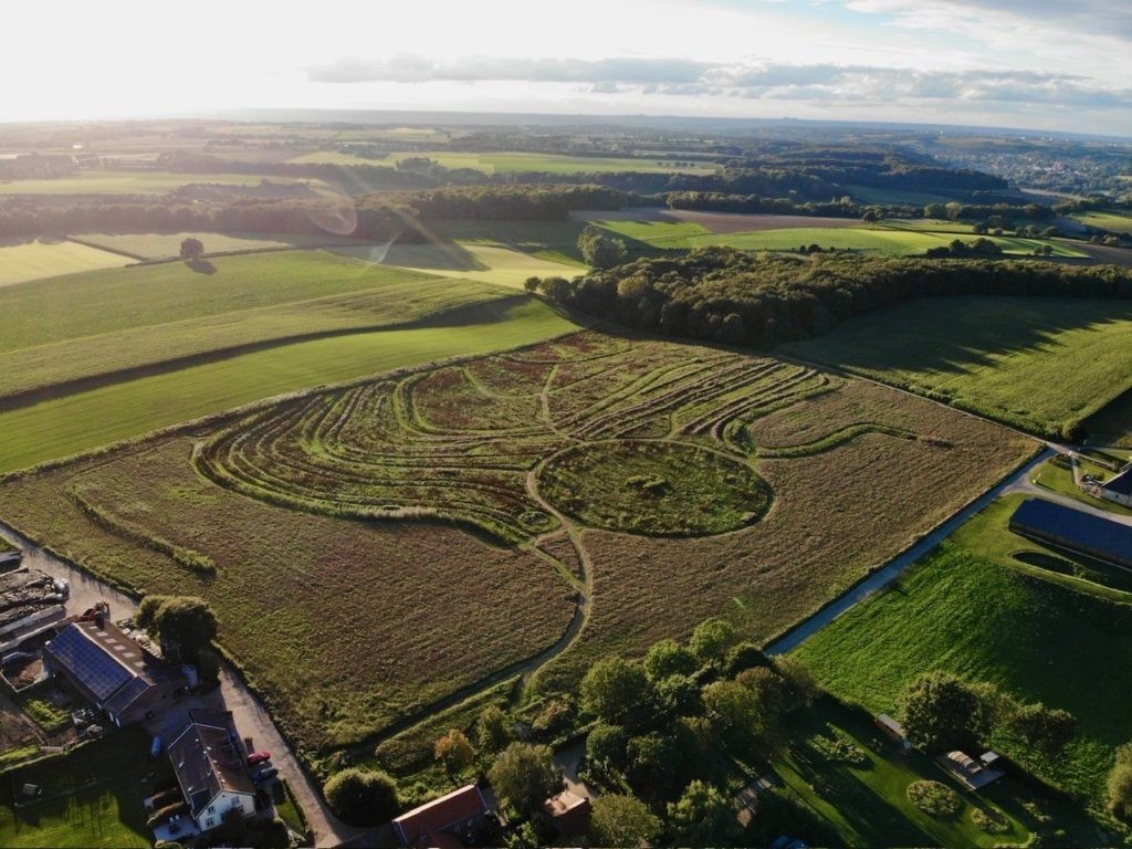Natuurlijk Berghof aereal view