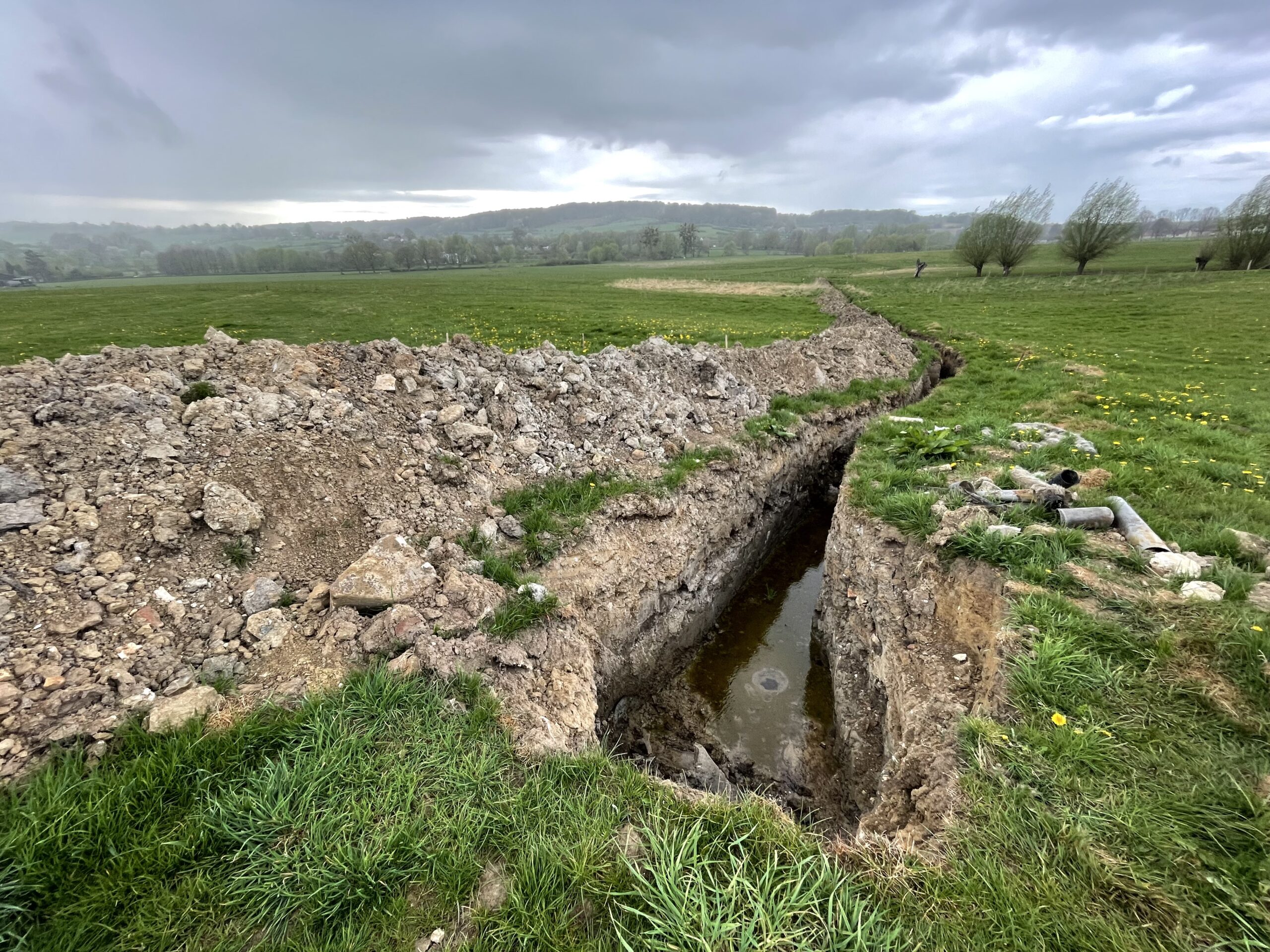 Removed drainage system